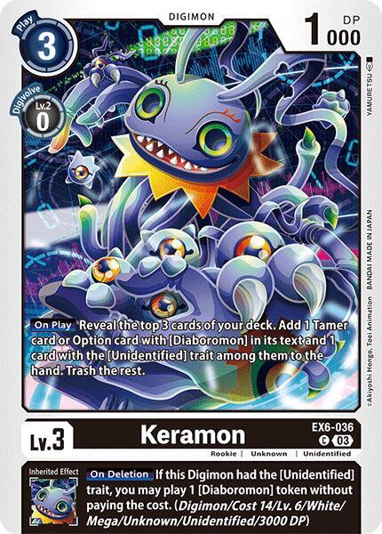 Keramon - Infernal Ascension - Uncommon - EX6-036 C