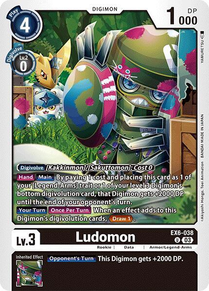 Ludomon - Infernal Ascension - Uncommon - EX6-038 U