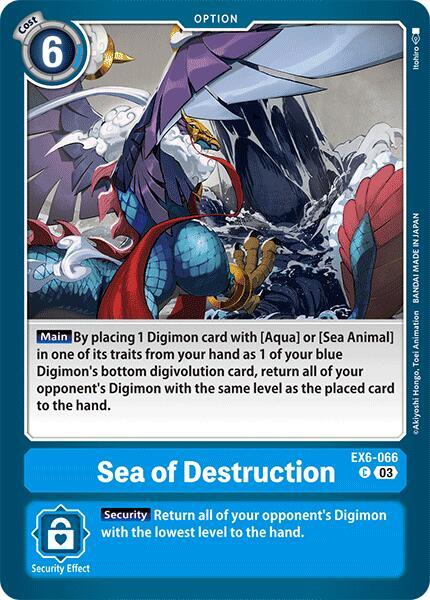Sea of Destruction - Infernal Ascension - Common - EX6-066 C