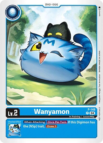Wanyamon - P-148 (Store Tournament 2024 Jul. - Sep. Participation Pack) - Digimon Promotion Cards - Promo - P-148 P