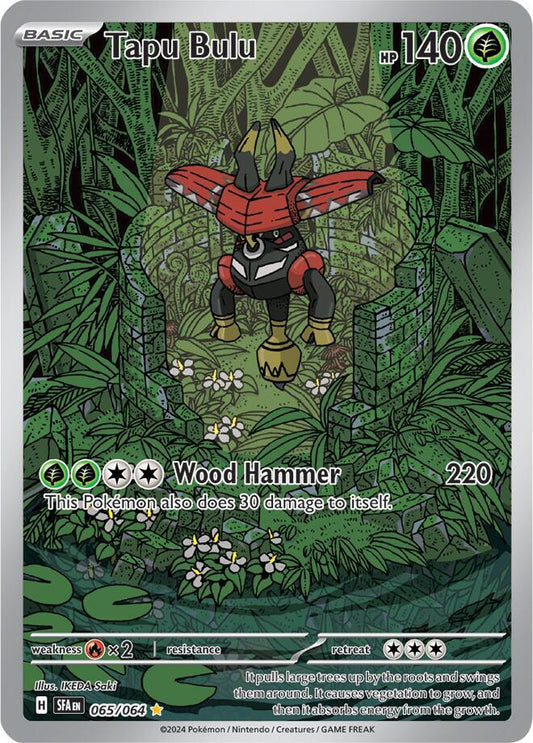 Tapu Bulu - 065/064 - SV: Shrouded Fable - Illustration Rare - 065/064