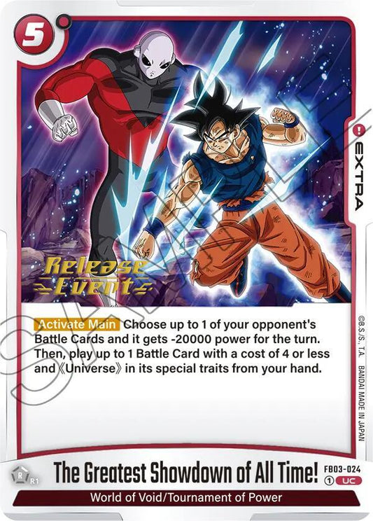 The Greatest Showdown of All Time! - Raging Roar Release Event Cards - Uncommon - FB03-024