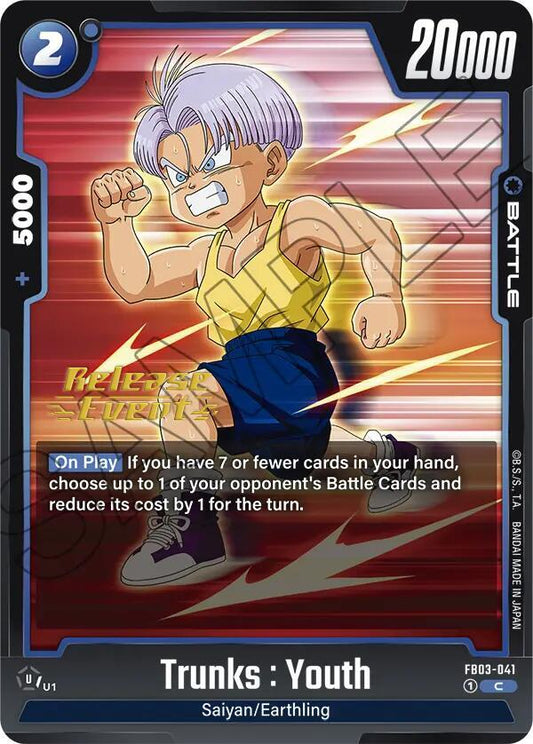 Trunks : Youth - Raging Roar Release Event Cards - Common - FB03-041