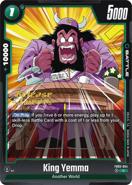 King Yemma - Raging Roar Release Event Cards - Common - FB03-054