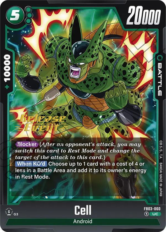 Cell - FB03-060 - Raging Roar Release Event Cards - Uncommon - FB03-060