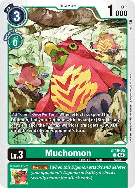 Muchomon - Starter Deck 18: Guardian Vortex - Uncommon - ST18-05 U