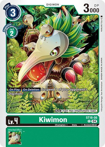 Kiwimon - Starter Deck 18: Guardian Vortex - Common - ST18-06 C