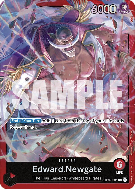 Edward.Newgate (OP02-001) - Starter Deck 15: RED Edward.Newgate - L - OP02-001