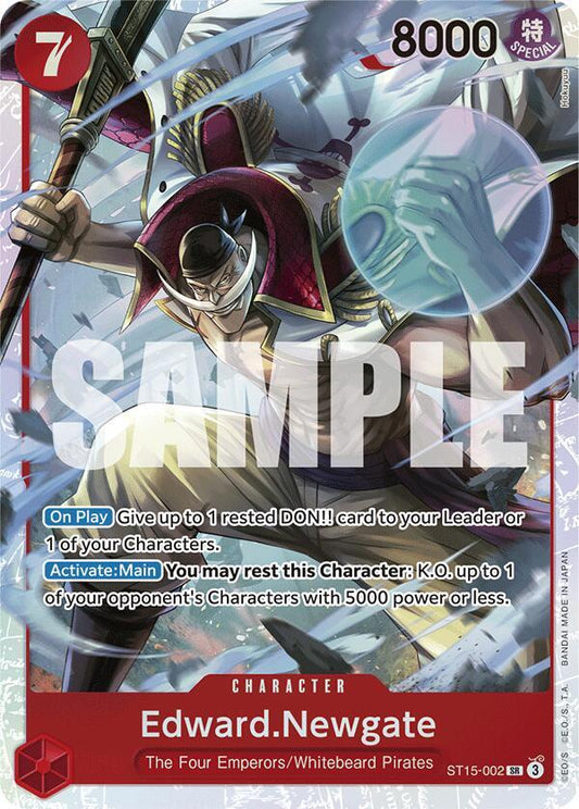 Edward.Newgate (ST15-002) - Starter Deck 15: RED Edward.Newgate - SR - ST15-002