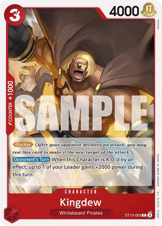 Kingdew - Starter Deck 15: RED Edward.Newgate - C - ST15-003
