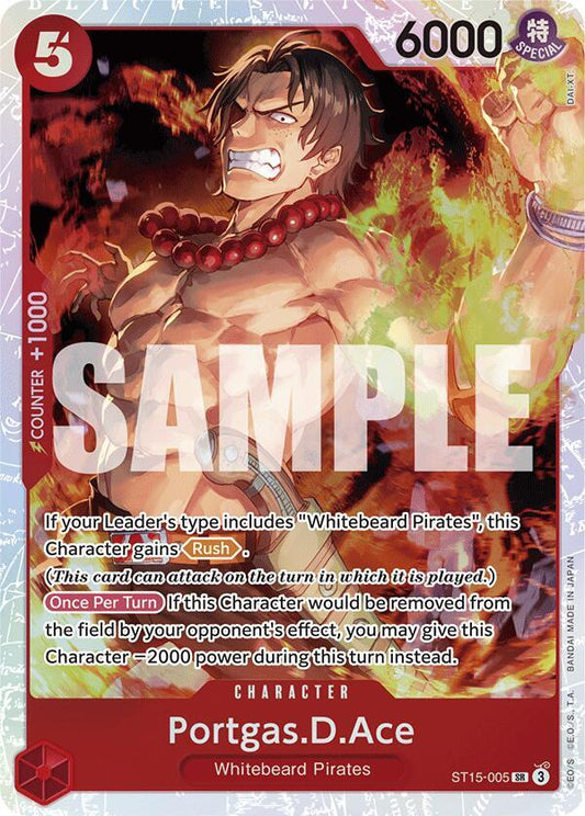 Portgas.D.Ace - Starter Deck 15: RED Edward.Newgate - SR - ST15-005