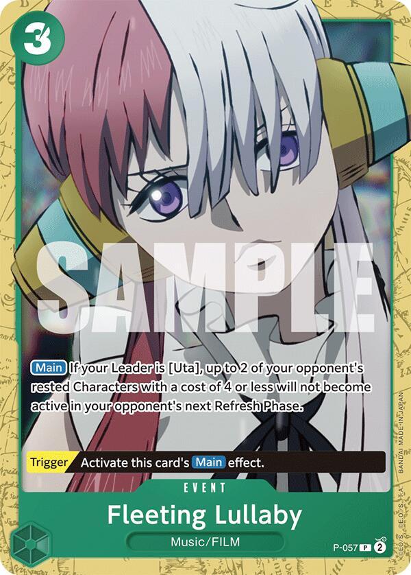 Fleeting Lullaby - Starter Deck 16: GREEN Uta - PR - P-057