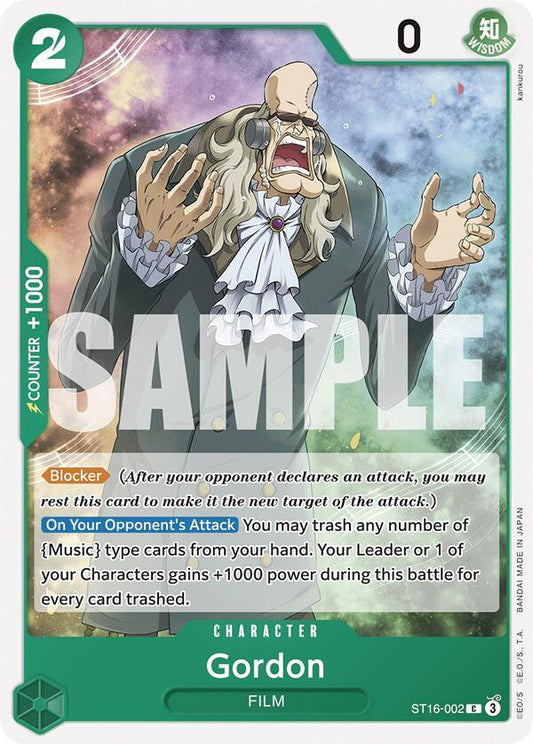 Gordon - Starter Deck 16: GREEN Uta - C - ST16-002