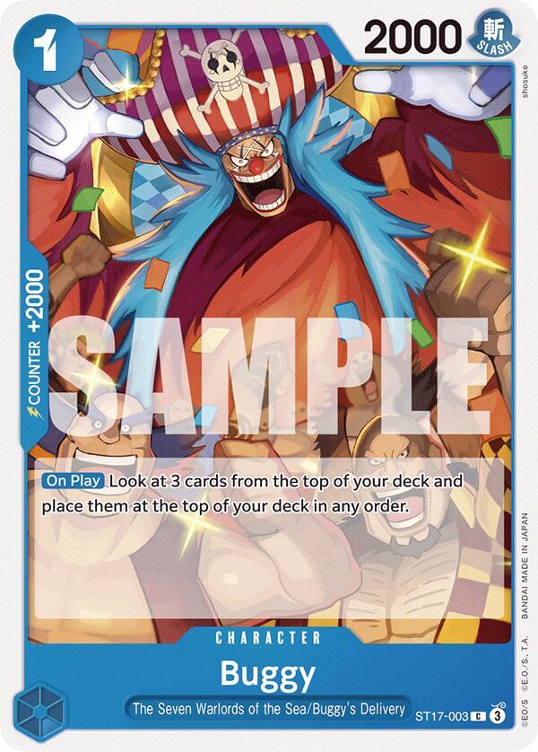 Buggy - Starter Deck 17: BLUE Donquixote Doflamingo - C - ST17-003