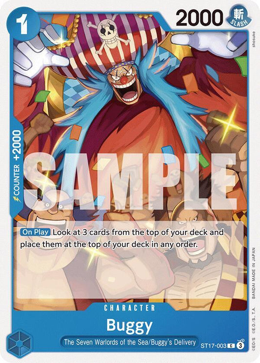 Buggy - Starter Deck 17: BLUE Donquixote Doflamingo - C - ST17-003
