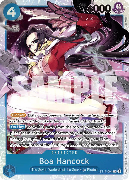 Boa Hancock - Starter Deck 17: BLUE Donquixote Doflamingo - SR - ST17-004