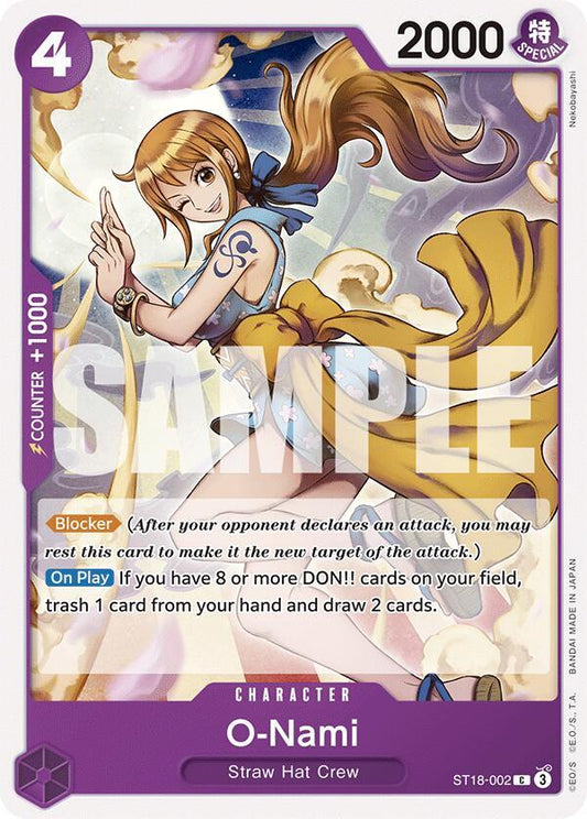 O-Nami - Starter Deck 18: PURPLE Monkey.D.Luffy - C - ST18-002