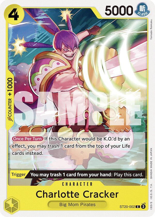 Charlotte Cracker - Starter Deck 20: YELLOW Charlotte Katakuri - C - ST20-002
