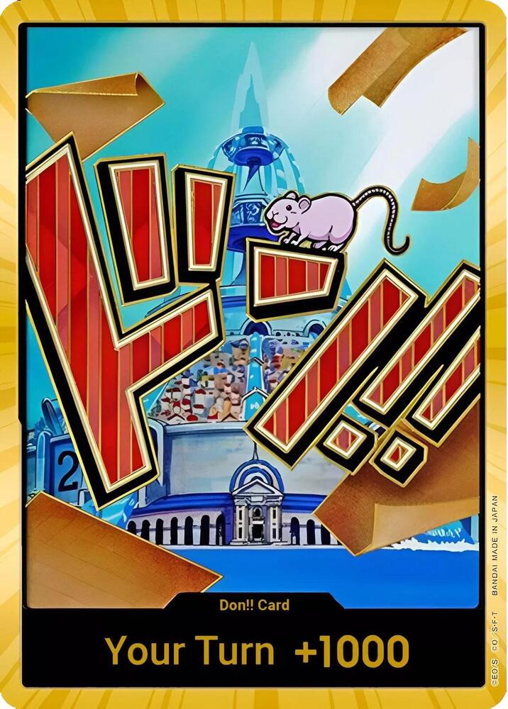 DON!! Card (Iceberg) (Gold) - Premium Booster -The Best- - DON!! -