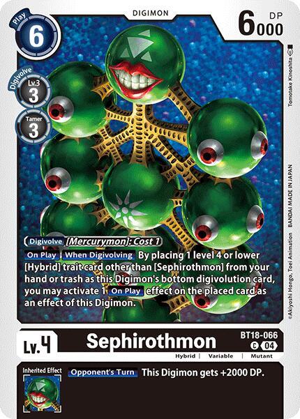 Sephirothmon - Release Special Booster 2.0 - Common - BT18-066 C