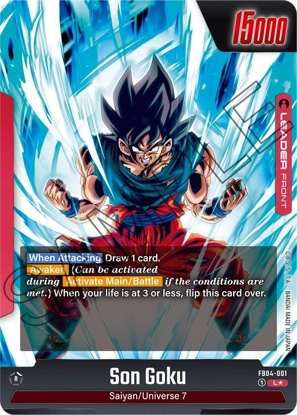 Son Goku - FB04-001 (Alternate Art) - Ultra Limit - Leader - FB04-001