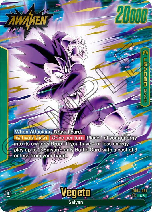 Vegeta - FB04-051 (Alternate Art) - Ultra Limit - Leader - FB04-051