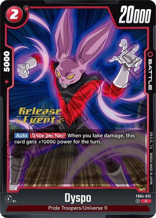 Dyspo - Ultra Limit Release Event Cards - Common - FB04-015