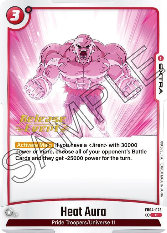 Heat Aura - Ultra Limit Release Event Cards - Common - FB04-023