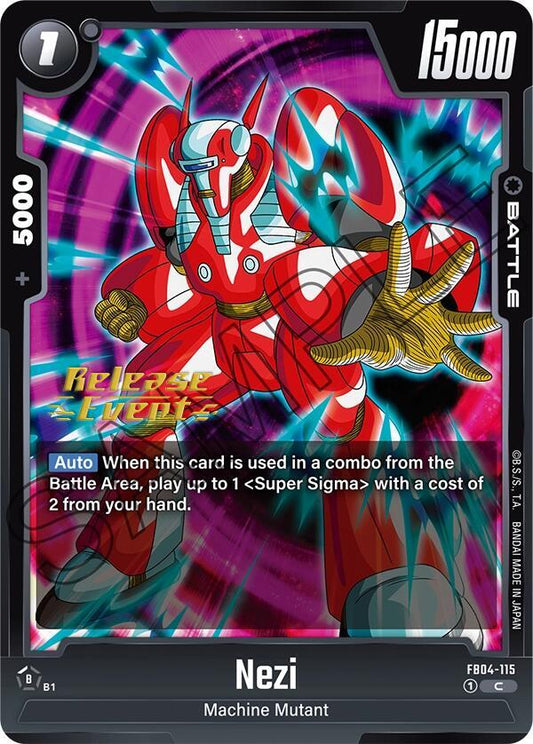 Nezi - Ultra Limit Release Event Cards - Common - FB04-115