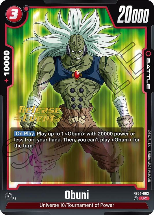 Obuni - Ultra Limit Release Event Cards - Uncommon - FB04-003