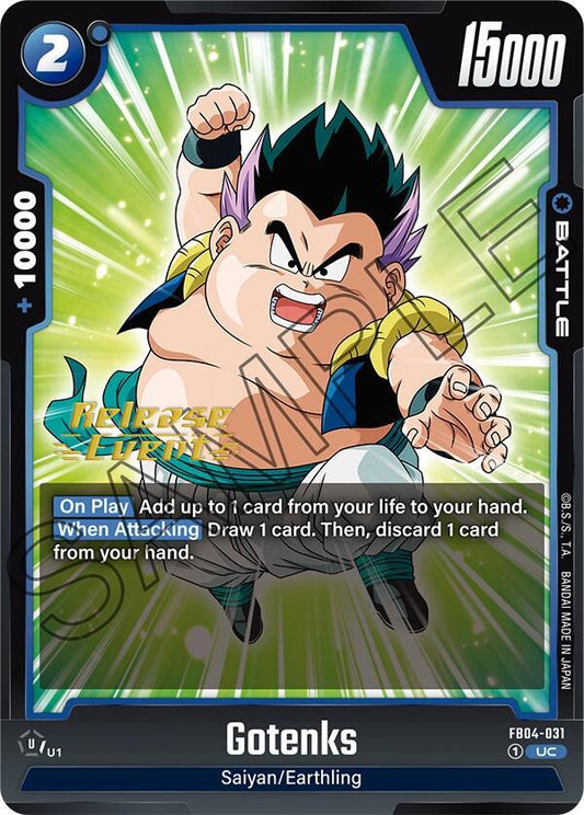 Gotenks - FB04-031 - Ultra Limit Release Event Cards - Uncommon - FB04-031