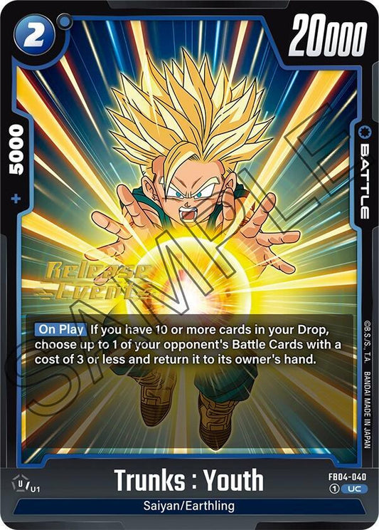 Trunks : Youth - Ultra Limit Release Event Cards - Uncommon - FB04-040