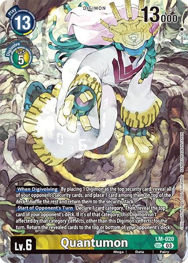 Quantumon (Alternate Art) - Special Limited Set - Secret Rare - LM-020 SEC