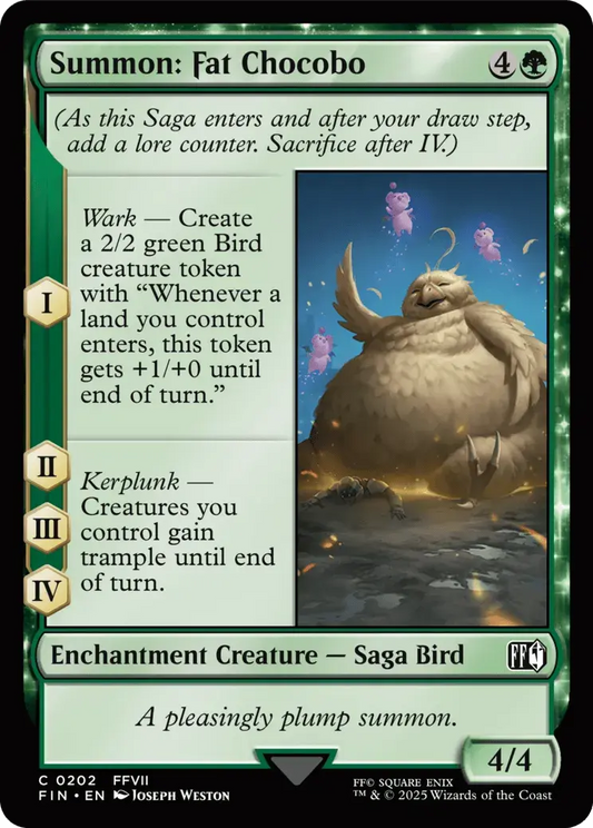 Summon: Fat Chocobo - FINAL FANTASY - C - 202