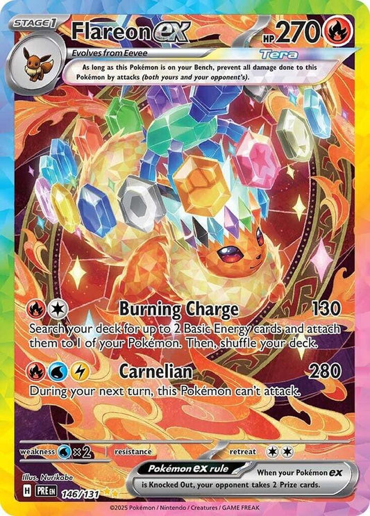Flareon ex - 146/131 - SV: Prismatic Evolutions - Special Illustration Rare - 146/131