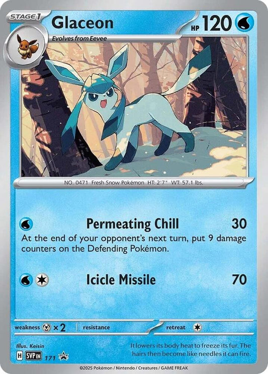 Glaceon - 171 (Cosmos Holo) - SV: Scarlet & Violet Promo Cards - Promo - 171