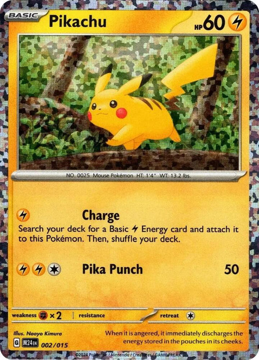 Pikachu - McDonald's Promos 2024 - Promo - 002/015