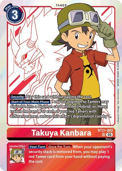 Takuya Kanbara - World Convergence - Super Rare - BT21-082 SR