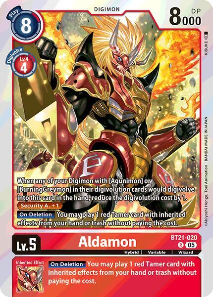 Aldamon - World Convergence - Rare - BT21-020 R