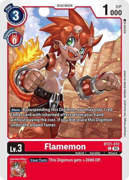 Flamemon - World Convergence - Common - BT21-012 C