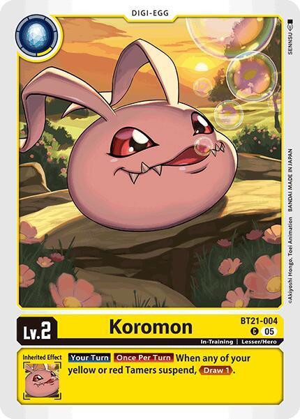 Koromon - World Convergence - Common - BT21-004 C