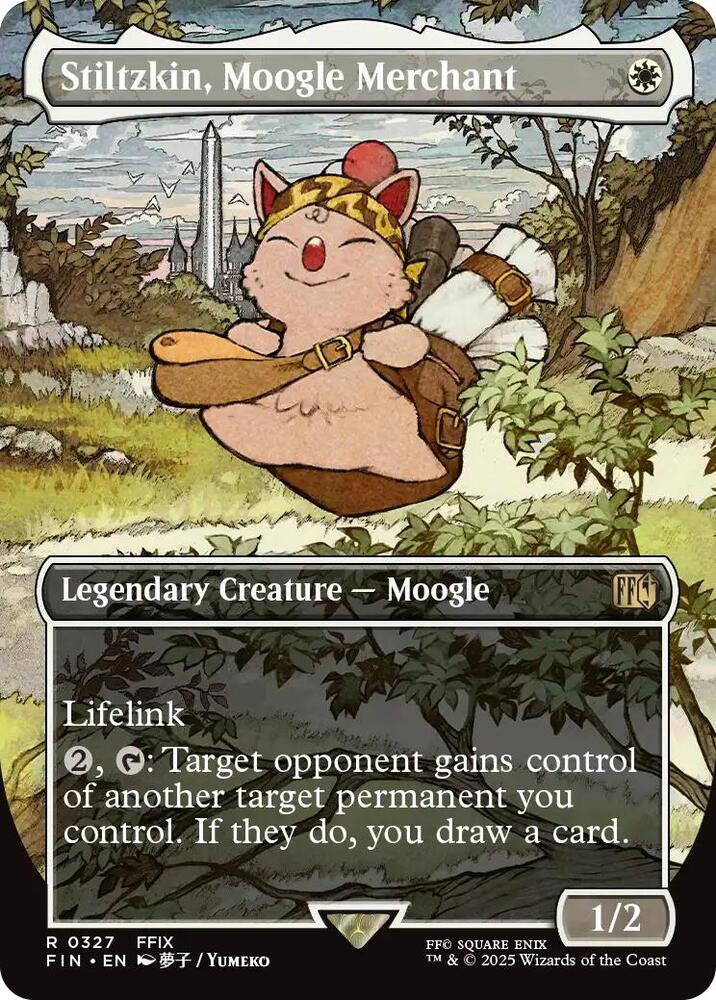 Stiltzkin, Moogle Merchant (Borderless) - FINAL FANTASY - R - 327