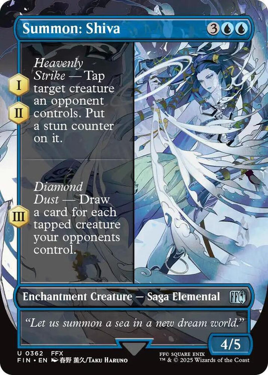 Summon: Shiva (Borderless) - FINAL FANTASY - U - 362