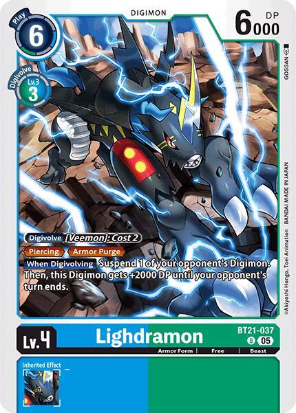 Lighdramon - World Convergence - Uncommon - BT21-037 U