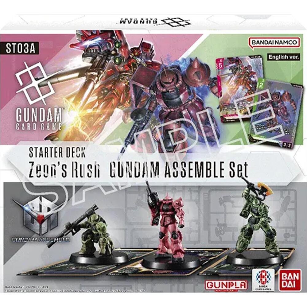Starter Deck 03: Zeon's Rush (ST03A) Gundam Assemble Starter Set