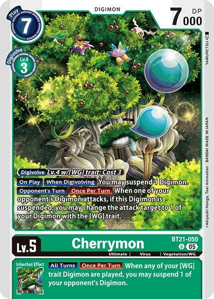 Cherrymon - World Convergence - Uncommon - BT21-050 U