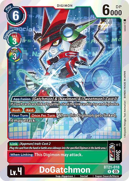 DoGatchmon - World Convergence - Rare - BT21-018 R