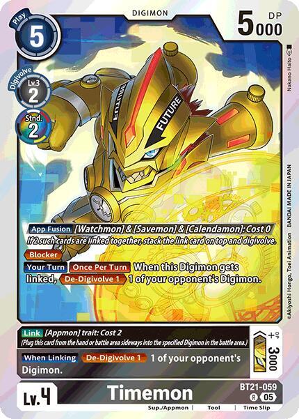 Timemon - World Convergence - Rare - BT21-059 R
