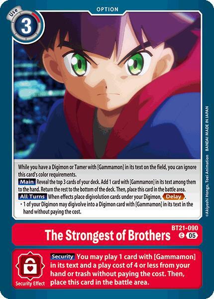 The Strongest of Brothers - World Convergence - Common - BT21-090 C