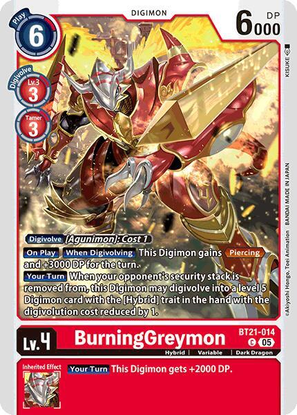BurningGreymon - World Convergence - Common - BT21-014 C